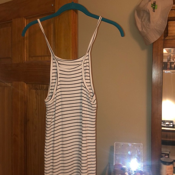 Black & White Striped Dress - Picture 2 of 3